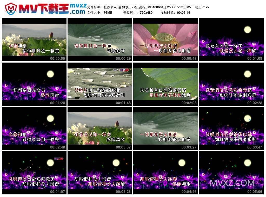 任妙音-心静如水_国语_流行_MD100604